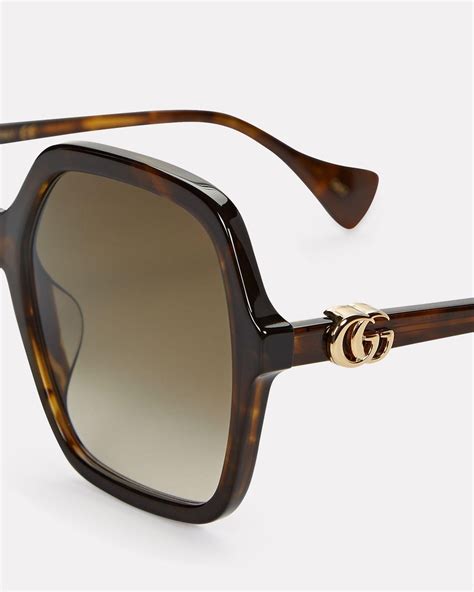 gucci gg0218s prescription sunglasses|Gucci tortoise shell sunglasses.